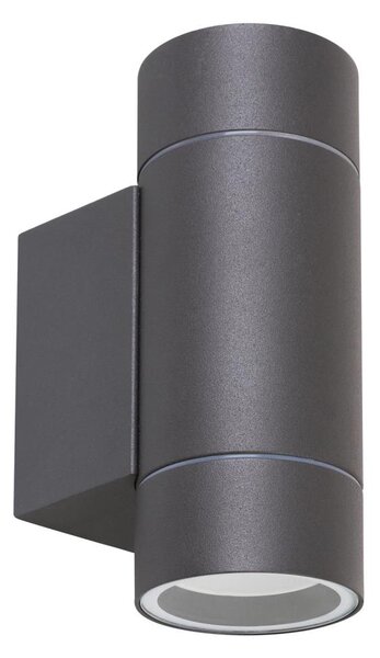 Rabalux 8119 - Venkovní nástěnné svítidlo PHOENIX 2xGU10/10W/230V IP54 šedá