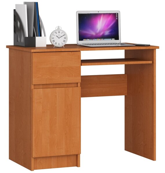 Ak furniture Psací stůl PIKSEL 90 cm olše levý