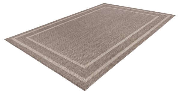 KOBEREC TKANÝ NA PLOCHO, 60/110 cm šedohnědá Kayoom - Online Only koberce & rohožky, Online Only