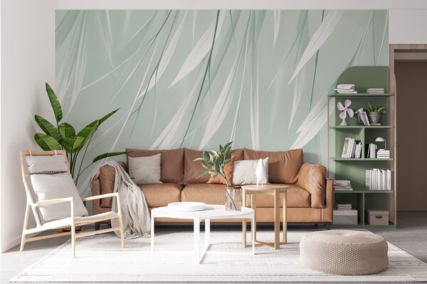Fototapety Visící tenké listy, Fototapety peří, w04703v1 : uwalls.cz