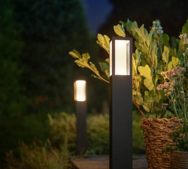 Philips 17432/30/P7 - LED RGB Venkovní lampa Hue IMPRESS 2xLED/8W/230V IP44