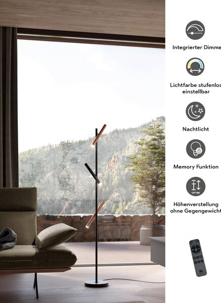 STOJACÍ LED LAMPA, 30/150 cm Musterring - Stojací lampy