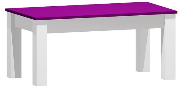 SIMPLE ABS 17 Konferenční stolek (Provedení: bílá | tmavě fialová)