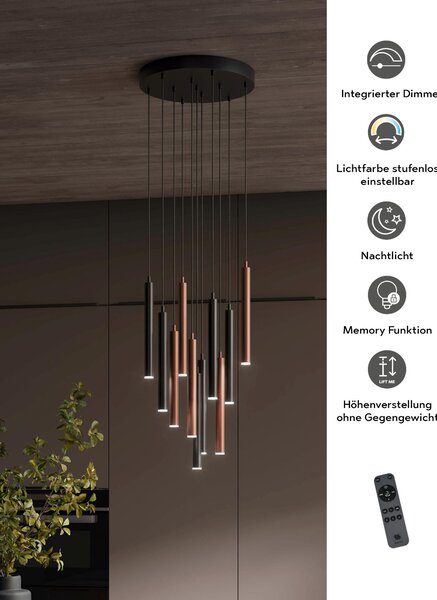 ZÁVĚSNÉ LED SVÍTIDLO, 13/150 cm Musterring - Závěsná světla