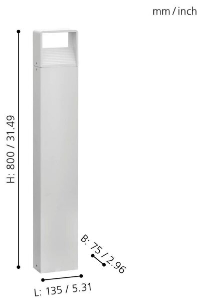 Eglo 98268 - LED Venkovní lampa DONINNI LED/5W/230V IP44