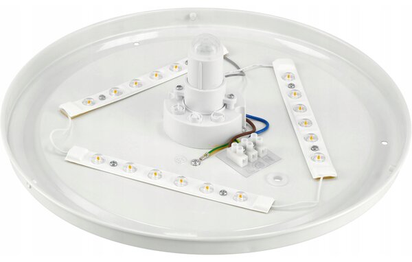 BERGE Stropní panel LED 24W CLIO, kulatý, s pohybovým a soumrakovým senzorem
