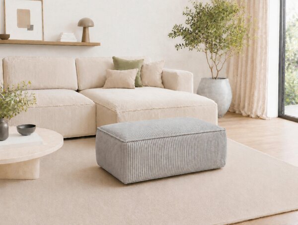 TABURET, textil, kompozitní dřevo, 105/43/65 cm Livetastic - Taburety, Online Only