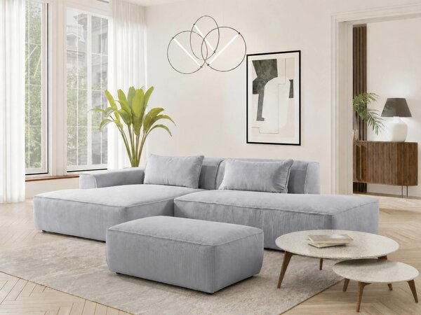 TABURET, textil, kompozitní dřevo, 105/43/65 cm Livetastic - Taburety, Online Only