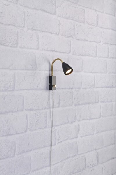 Markslöjd 106589 - Stmívatelné nástěnné svítidlo CIRO 1xGU10/7W/230V černá