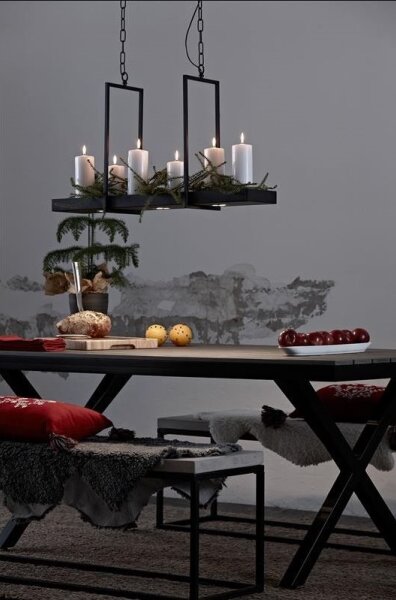 Markslöjd 105780 - LED Stmívatelný lustr TRAY 3xLED/3W/230V černá