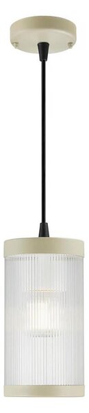 Nordlux - Venkovní lustr na lanku COUPAR 1xE27/25W/230V IP33 krémová