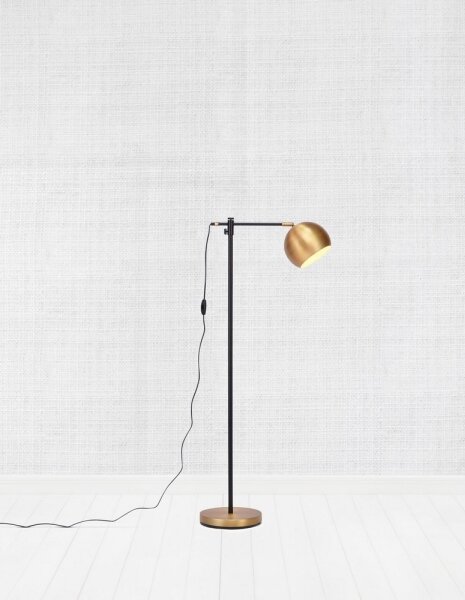Markslöjd 107231 - Stojací lampa CHESTER 1xE27/40W/230V černá/bronz
