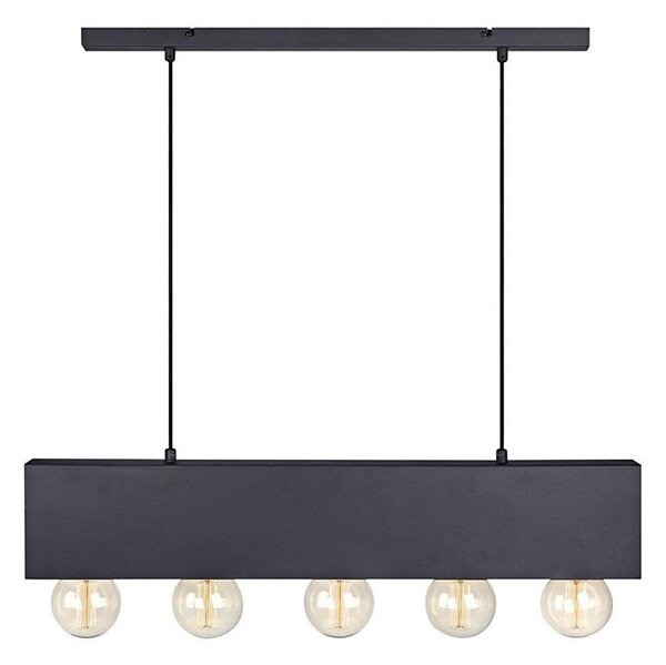 Markslöjd 107037 - Lustr na lanku COUTURE 5xE27/40W/230V černá