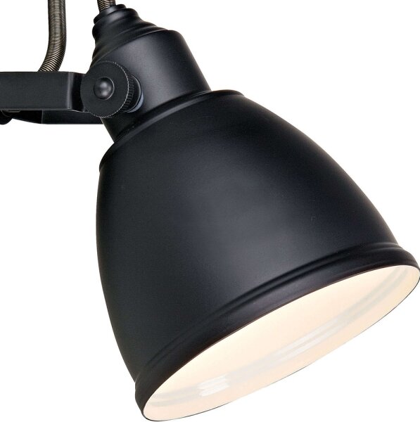 Markslöjd 105814 - Nástěnné svítidlo FJÄLLBACKA 1xE14/40W/230V černá