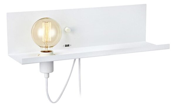 Markslöjd 106969 - Stmívatelné nástěnné svítidlo s USB MULTI 1xE27/60W/230V