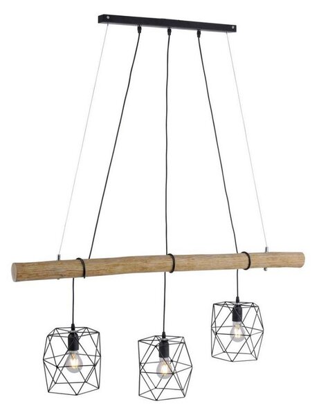 Leuchten Direkt 15503-18 - Lustr na lanku EDGAR 3xE27/60W/230V