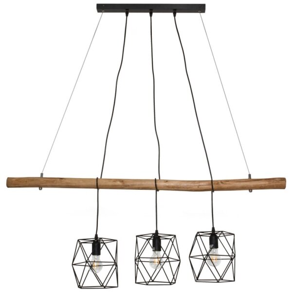 Leuchten Direkt 15503-18 - Lustr na lanku EDGAR 3xE27/60W/230V