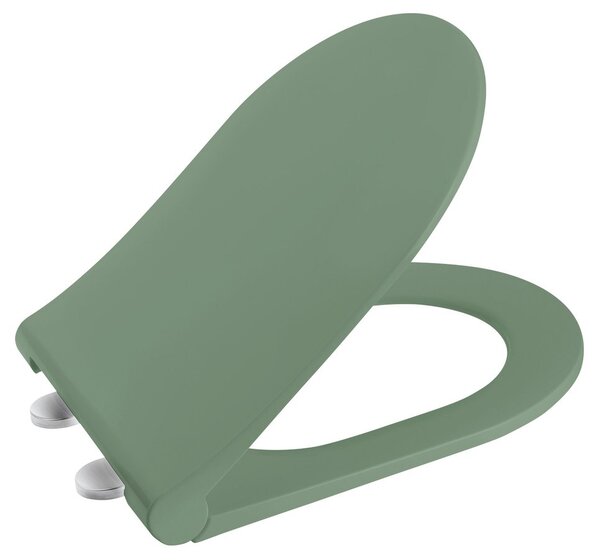 Sapho Sapho, BRILLA WC sedátko, SLIM, Soft Close, zelená mat, 100787-128