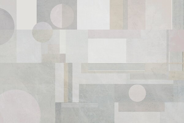 Fototapety abstraktní geometrie v šedých a béžových tónech, Fototapety geometrie, w04635 : uwalls.cz