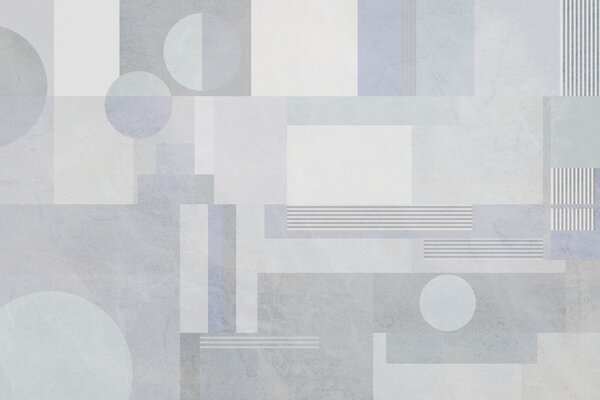 Fototapety abstraktní geometrie v šedo-modrých tónech, Fototapety geometrie, w04635v2 : uwalls.cz