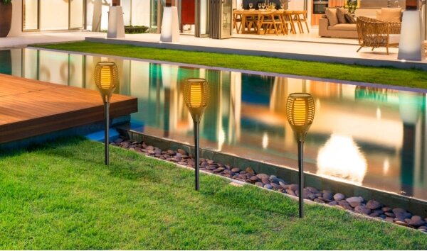 Grundig - LED Solární lampa LED/1xAA