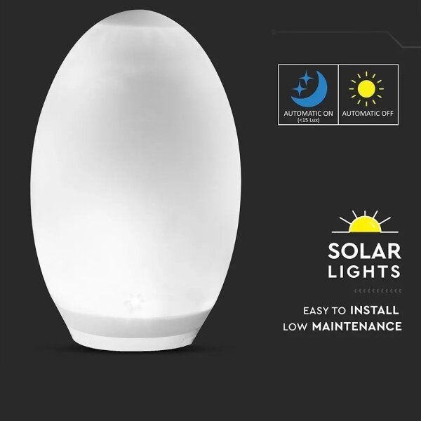 LED RGB Dekorační solární lampa 0,2W/1xAA IP44 500 mAh