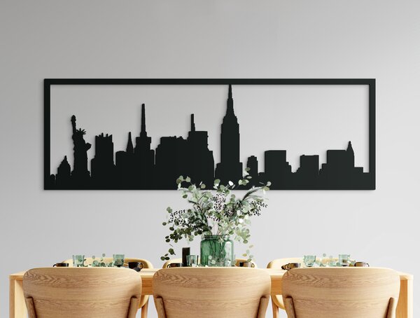 Drevko Obraz New York panorama