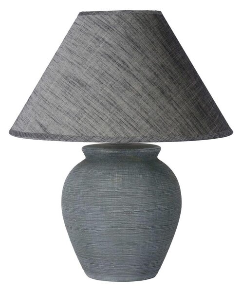 Lucide 47507/81/36 - Stolní lampa RAMZI 1xE27/60W/230V šedá