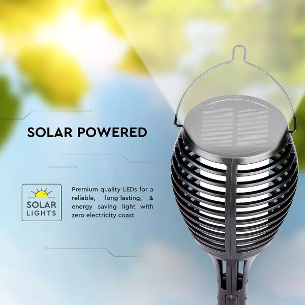 LED Solární svítidlo FLAME 4v1 LED/0,45W/3,7V IP44 500 mAh