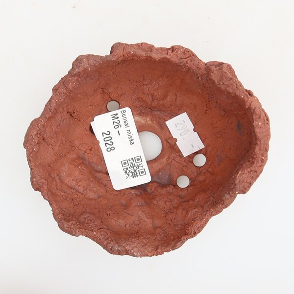 E-bonsai Keramická Skořápka 10 x 8 x 7 cm hnědá
