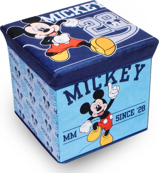 BHome Úložný box na hračky Mickey Mouse s víkem
