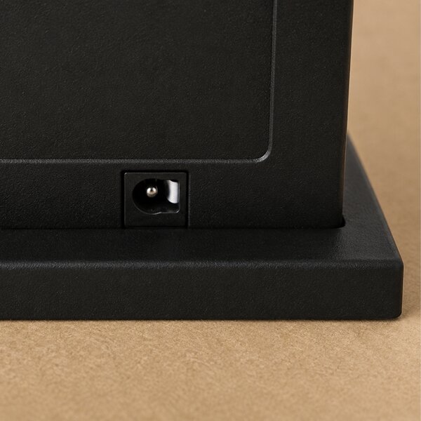 Lucerna s efektem krbu LED, 13,5 x 25,5 x 37 cm