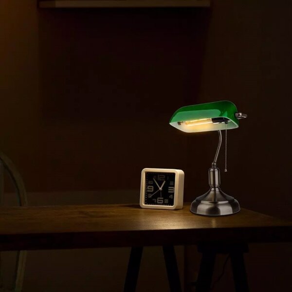 Stolní lampa BANKER 1xE27/60W/230V
