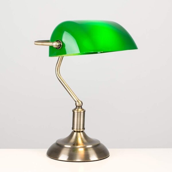 Stolní lampa BANKER 1xE27/60W/230V