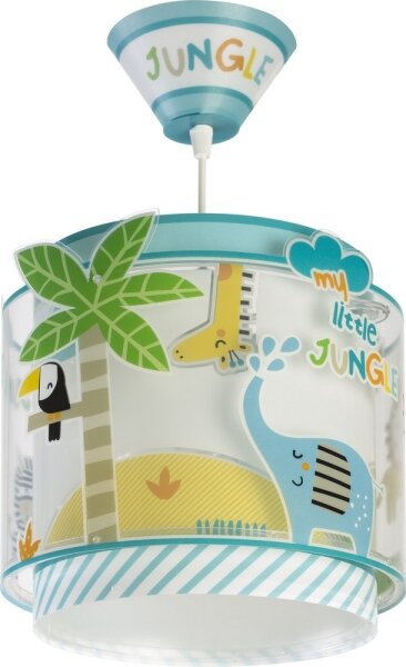 Dalber D-76112 - Dětský lustr MY LITTLE JUNGLE 1xE27/15W/230V
