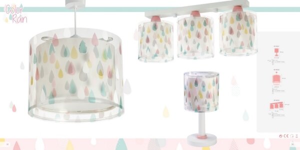 Dalber D-41431 - Dětská lampička COLOR RAIN 1xE14/40W/230V