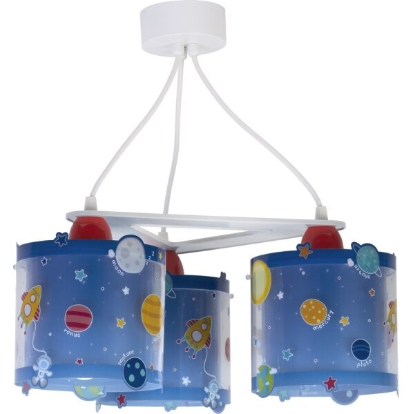Dalber D-41344 - Dětský lustr PLANETS 3xE27/60W/230V