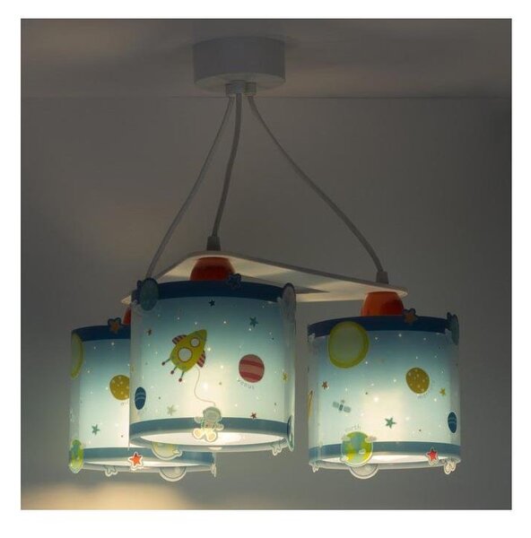 Dalber D-41344 - Dětský lustr PLANETS 3xE27/60W/230V