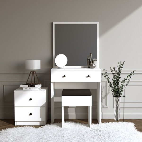 Hanah Home Toaletní stolek Nice bílý
