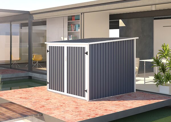 Přístřešek na jízdní kola NOTOS B 4,02 m² antracit IWH-10230030