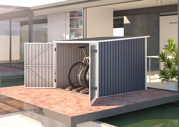 Přístřešek na jízdní kola NOTOS B 4,02 m² antracit IWH-10230030