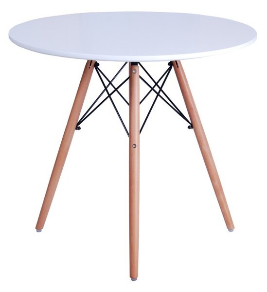 TZB Konferenční stolek Paris 80cm - bílý