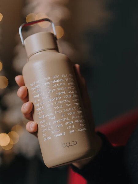 Lehká nerezová lahev EQUA Timeless Motivation 600 ml – limitovaná edice