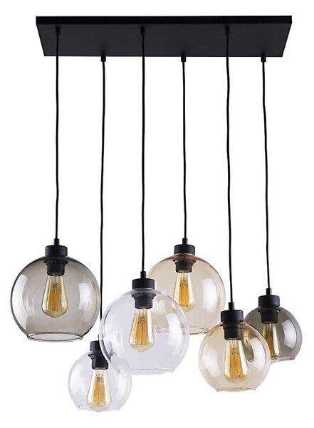 Lustr na lanku CUBUS 6xE27/60W/230V