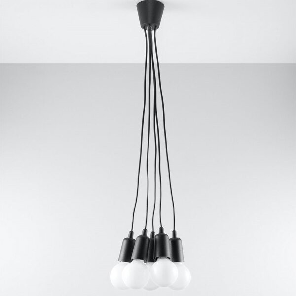 Sollux SL.0574 - Lustr na lanku DIEGO 5xE27/60W/230V