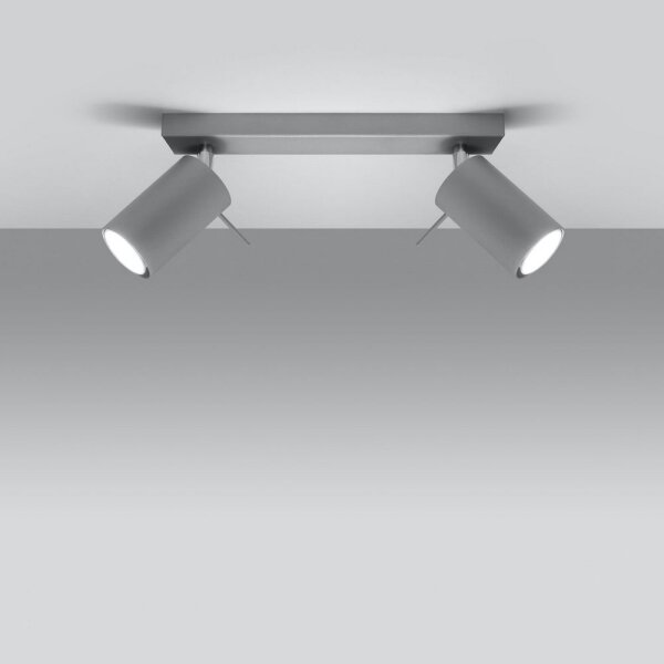 Sollux SL.0450 - Stropní bodové svítidlo RING 2xGU10/10W/230V