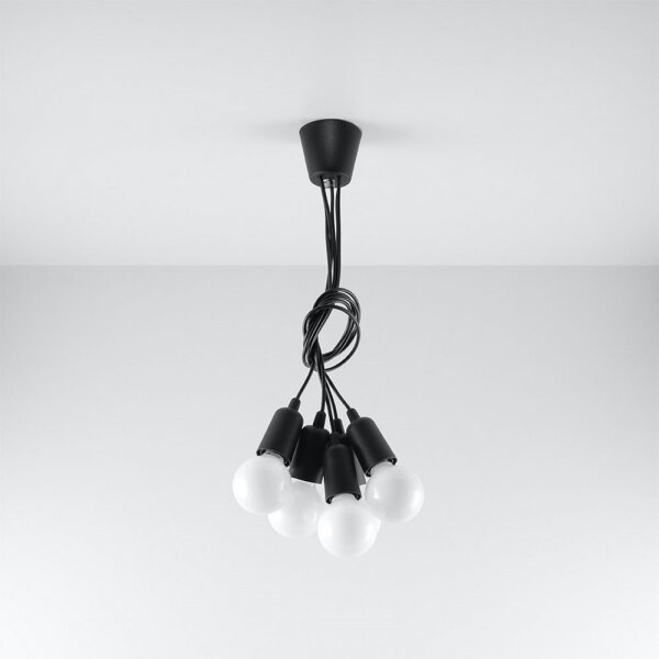 Sollux SL.0574 - Lustr na lanku DIEGO 5xE27/60W/230V