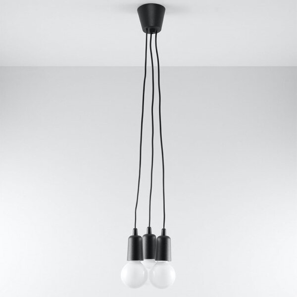 Sollux SL.0573 - Lustr na lanku DIEGO 3xE27/60W/230V