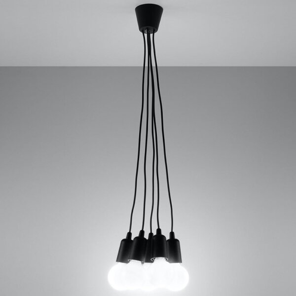 Sollux SL.0574 - Lustr na lanku DIEGO 5xE27/60W/230V