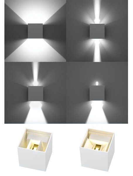 Sollux SL.0544- LED Venkovní nástěnné svítidlo LUCA LED/6W/230V IP54